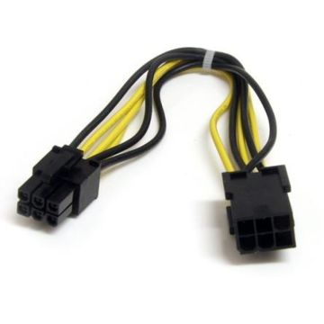 StarTech.com 20cm 6-pins PCI Express voeding verlengkabel - Stroomverlengkabel