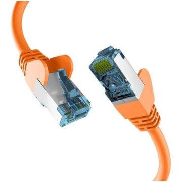 EFB RJ45 PATCHKABEL met CAT7 ROHKABEL ORANGE 15m