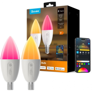 Govee Smart Bulb E14 (2-pack) - Slimme Lamp