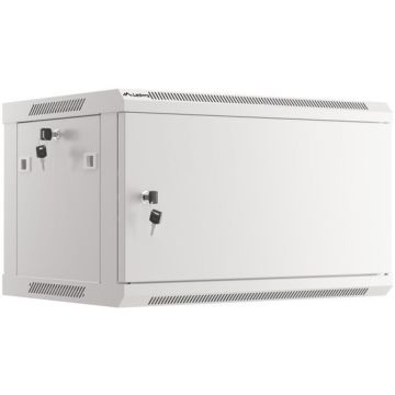 Lanberg Rack Wandbehuizing 19" 6U/600X450 (Flat-Pack) met Meta