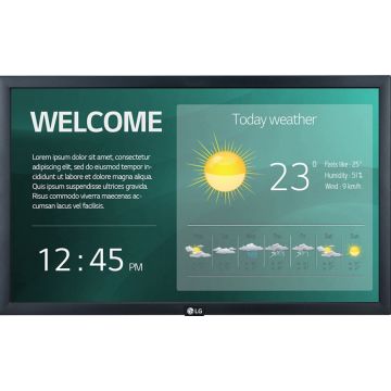 LG 22SM3G-B - 22" diagonale klasse (21.5" zichtbaar)