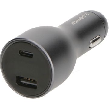 Car PSU 100W PD USB-C 18W USB-A + Cable