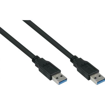 kabelmeister USB3.0 Kabel A-A UL zwart 3m