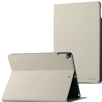 Accezz Classic Tablet Case iPad 9 (2021) 10.2 inch / iPad 8 (2020) 10.2 inch / iPad 7 (2019) 10.2 inch - Greige