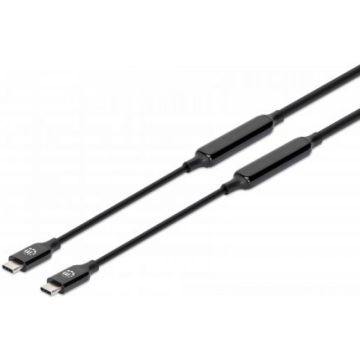 MANHATTAN USB 3.2 Gen 2 Aktives Type-C Kabel 5m 10 Gbit/s 60W