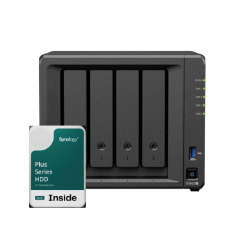 Synology DS925+ 4Bay 16TB NAS met 4x 4TB Synology Plus HDD - NAS-server