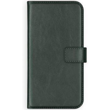 Selencia Echt Lederen Bookcase Samsung Galaxy A42 - Groen