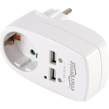 GEMBIRD USB-Lader 2-Port 5V/2.1A weiÃ