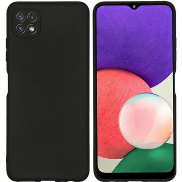 Accezz Color Backcover Samsung Galaxy A22 (5G) - Zwart