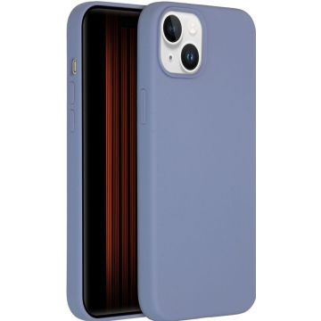 Accezz Liquid Silicone Backcover met MagSafe iPhone 15 Plus - Lavender Grey