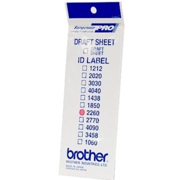Brother id2260 - 22 x 60 mm 12 etiket(ten) stempel ID-etiketten
