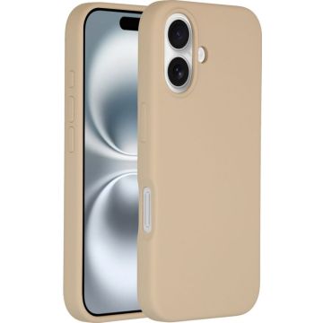 Accezz Liquid Silicone Backcover met MagSafe iPhone 16 - Stone
