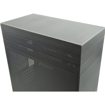 Inter-Tech Behuizing Micro-ATX IM-2 Expander,205x412x363mm zwart. 