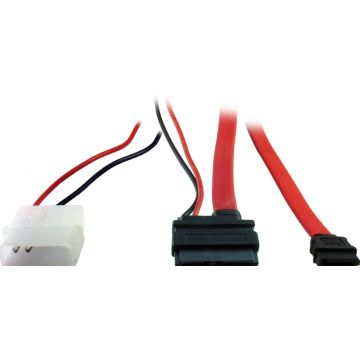 Inter-Tech Kabel Slim DVD 0,15/0,15m
