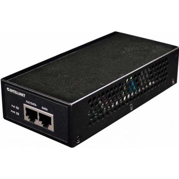 Intellinet PoE+ Injektor 1-Port Gigabit 30W zwart