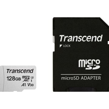 Transcend 300S - Flashgeheugenkaart (adapter inbegrepen)