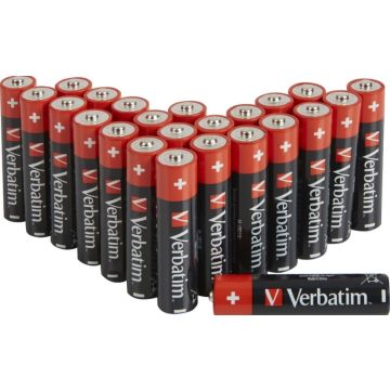 USV Acc Verbatim Battery AA Alkaline 24 Pack
