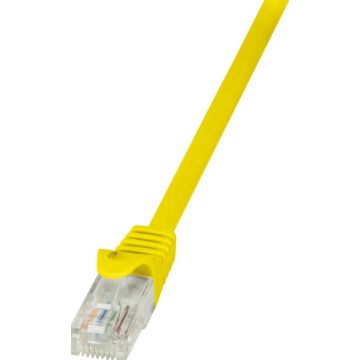 Cable Logilink Patch Cat5e U/UTP 1m Yellow PVC, AWG 26/7