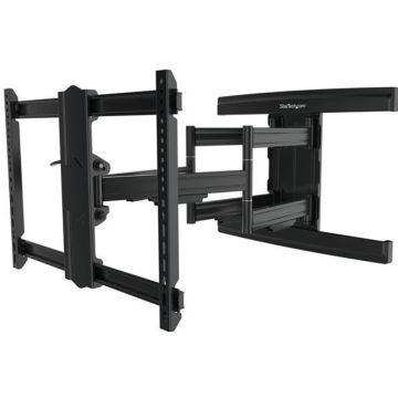 StarTech.com TV Wall Mount supports up to 100 inch VESA Displays, Low Profile Full Motion TV Wall Mount for Large Displays, Heavy Duty Adjustable TiltSwivel Articulating Arm Bracket - Cable Management (FPWARTS2)