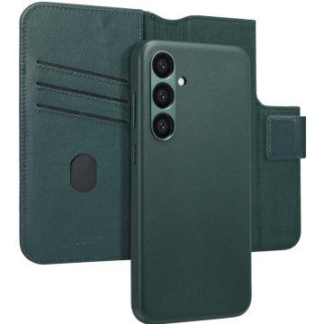 Accezz Leather Bookcase 2-in-1 met MagSafe Samsung Galaxy S23 FE - Cedar Green
