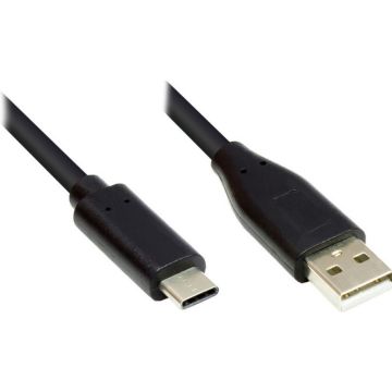 Good Connections USB2.0 Kabel A-C zwart. 2m