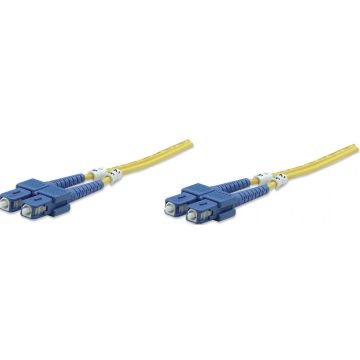 Intellinet LWL aansluitkabel SC/SC 1m Singlemode OS2 geel