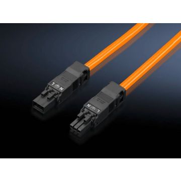 Anschlussleitung Rittal L1000mm Orange 3-polig