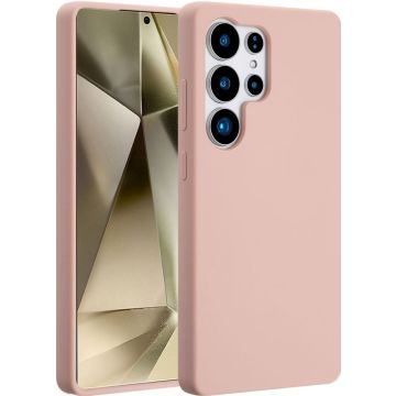 Accezz Liquid Silicone Backcover met MagSafe Samsung Galaxy S25 Ultra - Roze