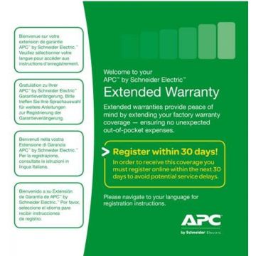 APC Extended Warranty (Renewal or High Volume) - Uitgebreide serviceovereenkomst