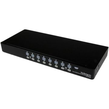 StarTech.com 16 Port 1U Rackmount USB KVM Switch with OSD (SV1631DUSBU) - KVM-schakelaar