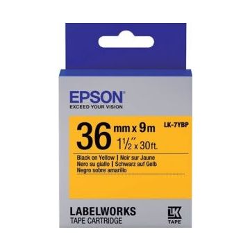 Epson LabelWorks LK-7YBP - Zwart op geel