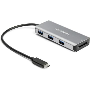 StarTech.com 3-poorts USB-C hub met SD kaartlezer - 10 Gbps