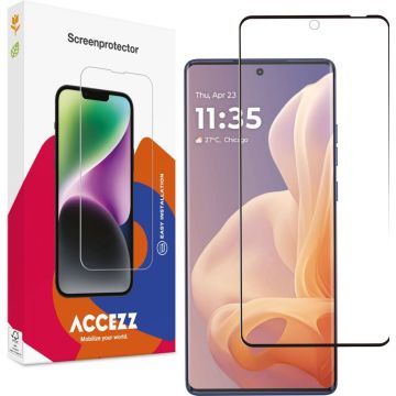 Accezz Gehard Glas Full Cover Screenprotector Motorola Moto G85