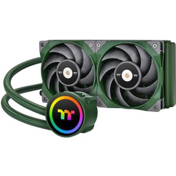 Thermaltake TOUGHLIQUID 240 ARGB Sync Racing Green - Waterkoeler