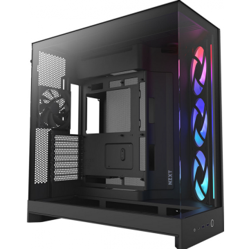 NZXT H9 Flow RGB (2025) All Black - Behuizing
