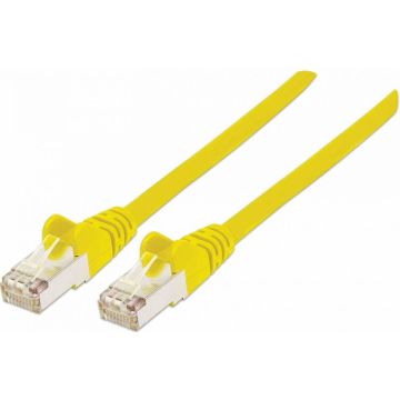 Intellinet Patchkabel Cat6a-stekker/Cat7-Rohkabel 15m geel