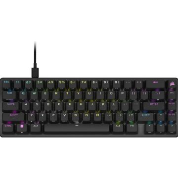 K65 PRO MN-BLK-OPX Silver-RGB CH-91A401A-NA QWERTY