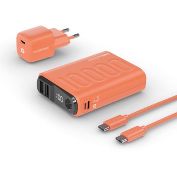 Powerbank RealPower PB-10000 Power Pack Orange