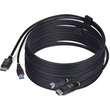 StarTech.com 10ft (3m) DisplayPort and USB 5Gbps KVM Cable - Toetsenbord  video  muis (TVM) kabel