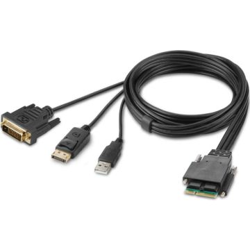 Belkin Secure Modular DVI and DP Dual Head Host Cable - VideoUSB kabel