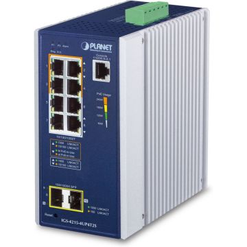Planet Industrial 4-Port Managed Switch IGS-4215-4UP4T2S