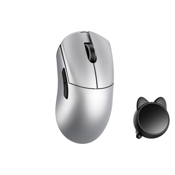 WLMouse Huan Stainless Magnesium Alloy Wireless Silver - Muis