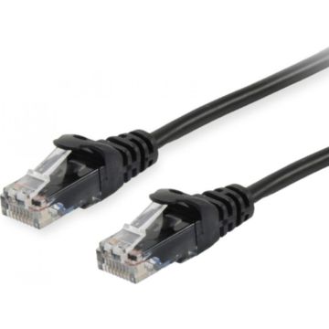Equip Patchkabel Cat6A U/UTP 2xRJ45 0.15m zwart