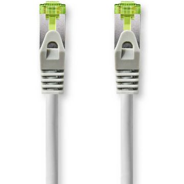 CAT7-Kabel / S/FTP / RJ45 Male / RJ45 Male / 10.0 m / Snagless / Rond / LSZH / Grijs / Doos