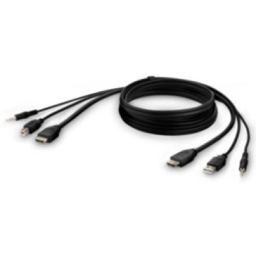 Belkin Secure KVM Combo Cable - VideoUSBaudiokabel