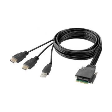Belkin Modular Dual Head Host Cable - VideoUSBaudiokabel