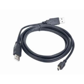 gembird Doppeltes USB-A zu mini USB Kabel, 0,9m