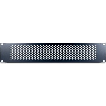 Inter-Tech IPC 19"" Lochblende 2HE, 89x482x11mm, RAL 9005