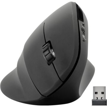 Speedlink Maus PIAVO, Ergonomie Vertikal, kabellos, schwarz retail