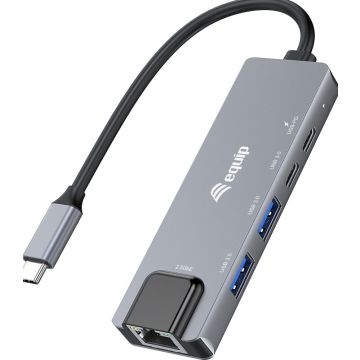 Equip Adapter USB-C -> RJ45 10/100/1000/2500 Mbps + USB 3.2